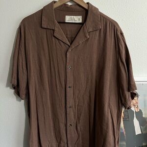 Men’s Abercrombie Linen Blend Shirt